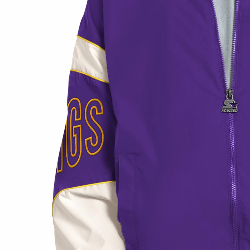 NFL Minnesota Vikings Starter The Gust Full-Zip Hooded Jacket