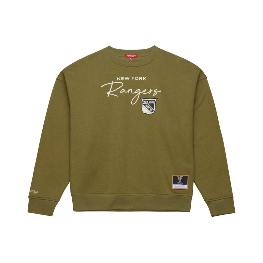 New York Rangers Mitchell & Ness Women's Fleece Sweatshirt