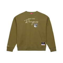 New York Rangers Mitchell & Ness Women's Fleece Sweatshirt