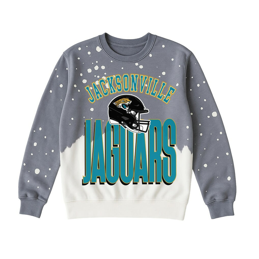 NFL Jacksonville Jaguars Gameday Couture Women's Arch Rivals Faded Wash Sweatshirt