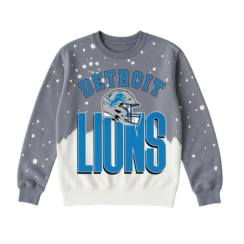 NFL Detroit Lions Gameday Couture Women's Arch Rivals Faded Wash Sweatshirt