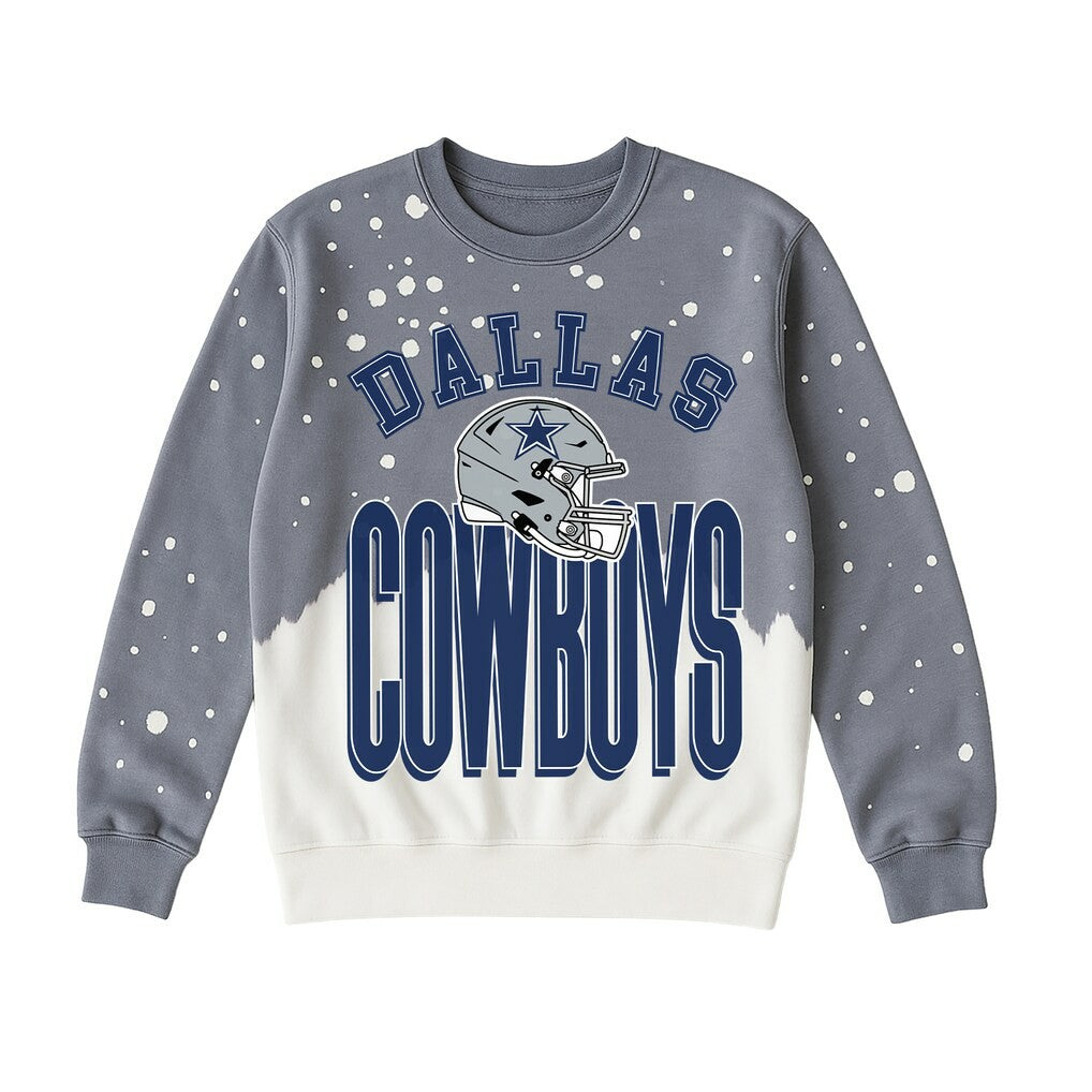 NFL Dallas Cowboys Gameday Couture Women's Arch Rivals Faded Wash Sweatshirt