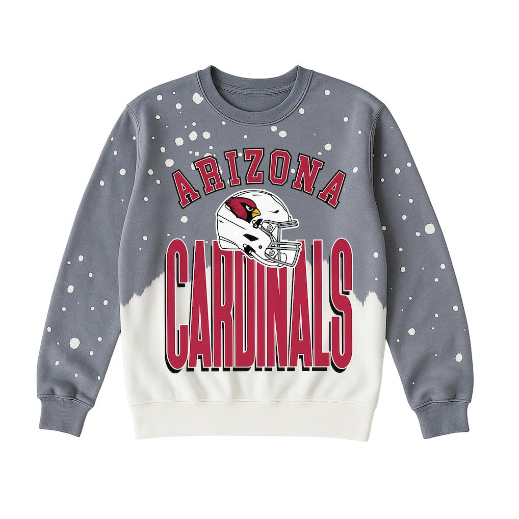 NFL Arizona Cardinals Gameday Couture Women's Arch Rivals Faded Wash Sweatshirt
