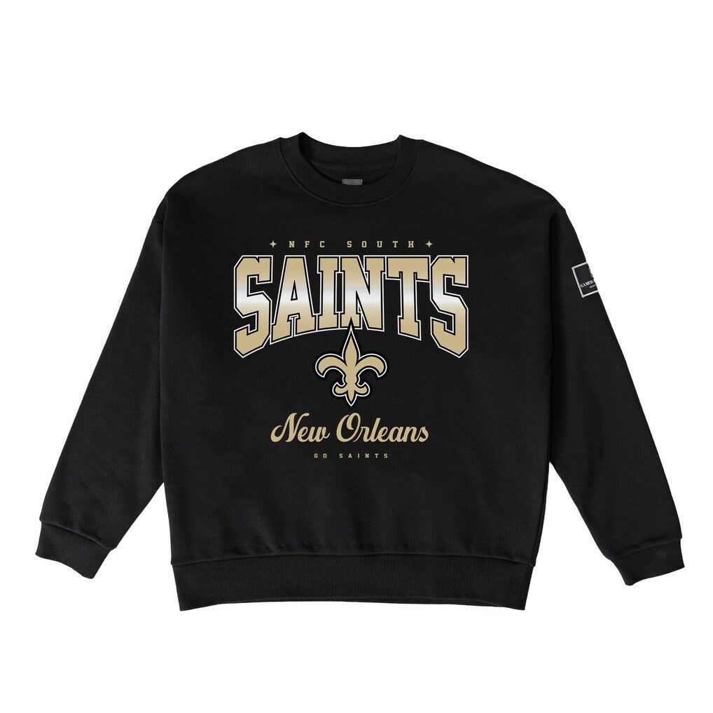 NFL New Orleans Saints Gameday Couture Women's Powerhouse Play Premium Fleece Sweatshirt