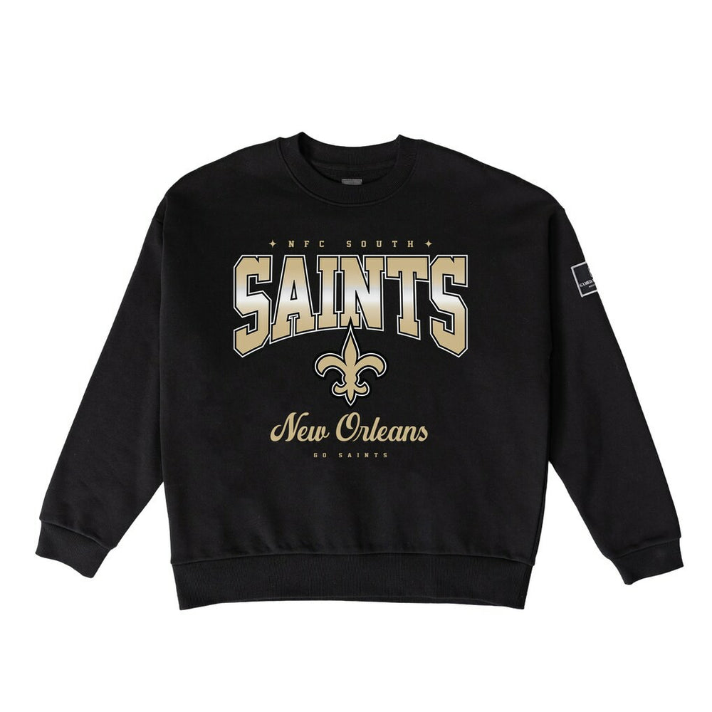 NFL New Orleans Saints Gameday Couture Women's Powerhouse Play Premium Fleece Sweatshirt