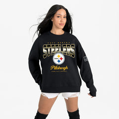 NFL Pittsburgh Steelers Gameday Couture Women's Powerhouse Play Premium Fleece Sweatshirt