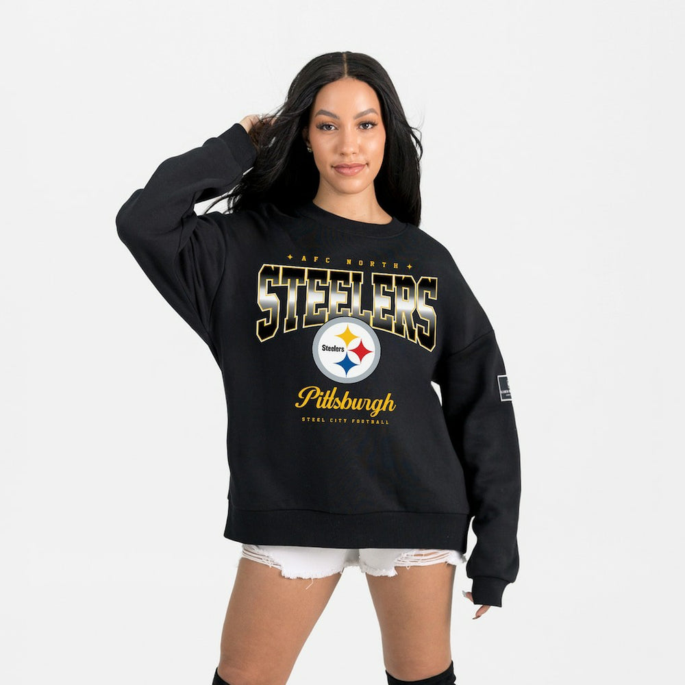 NFL Pittsburgh Steelers Gameday Couture Women's Powerhouse Play Premium Fleece Sweatshirt