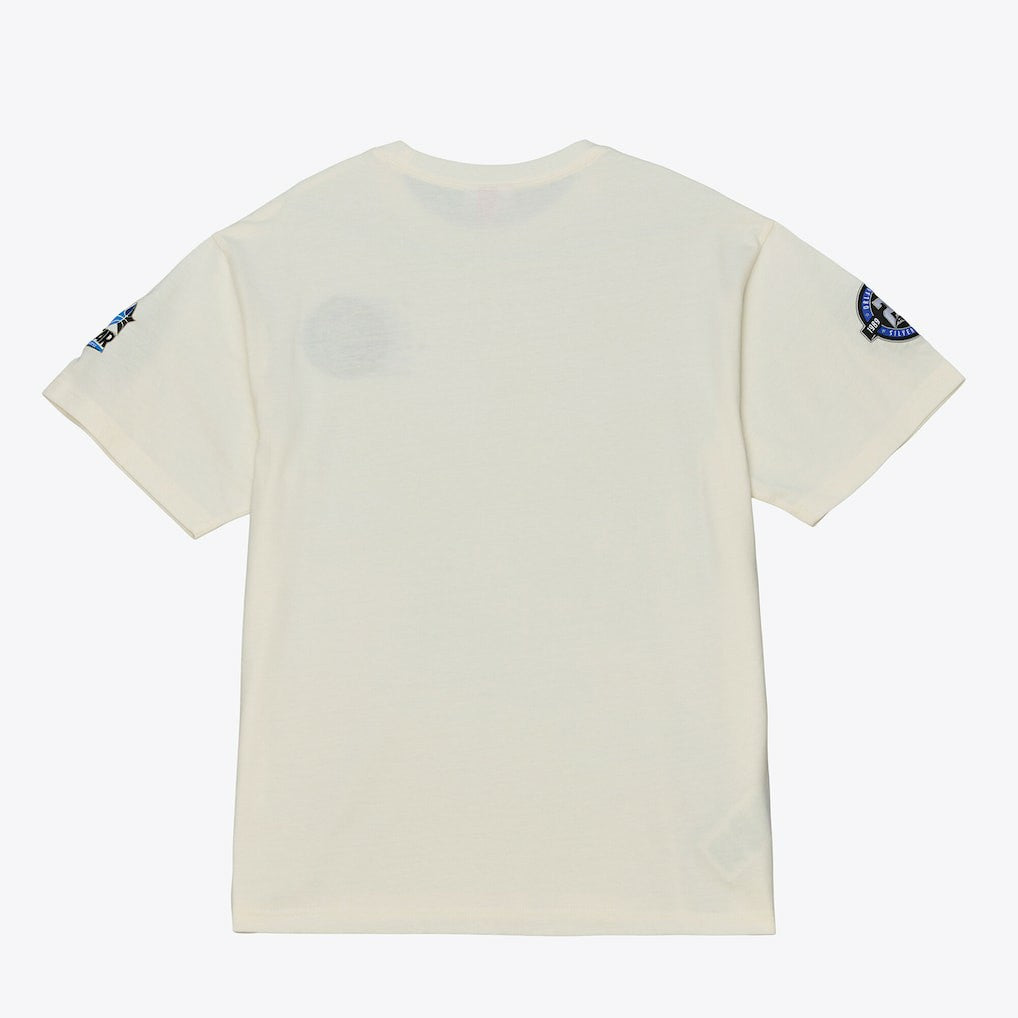 Orlando Magic Hardwood Classics Chainstitch Premium T-Shirt - Cream | Mitchell & Ness sale
