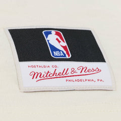 Los Angeles Lakers Hardwood Classics Chainstitch Premium T-Shirt - Cream | Mitchell & Ness discount