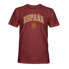 Spain National Team 1863FC Athletic Wordmark Vintage Tri-Blend T-Shirt / Soccer For sale