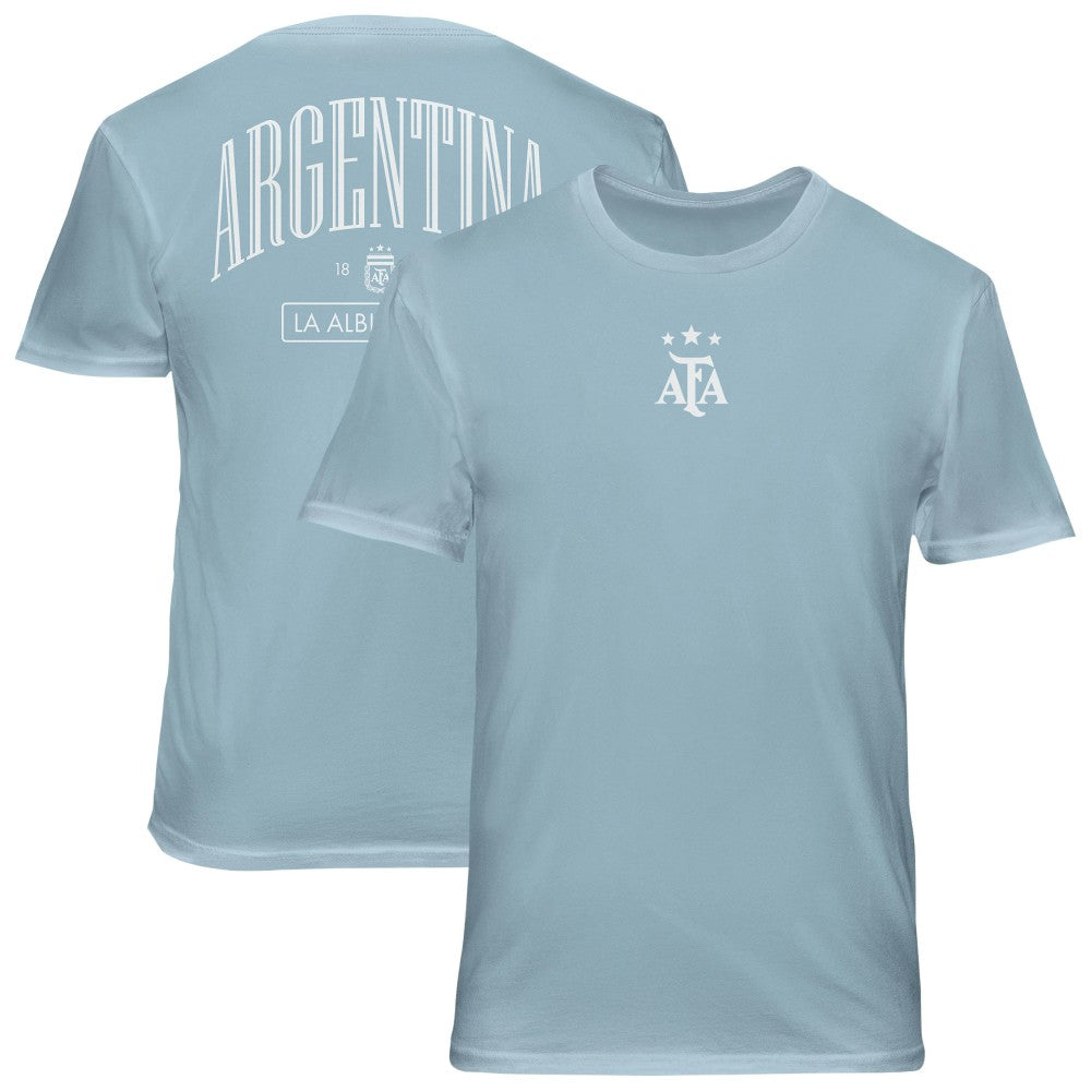 Argentina National Team 1863FC Back Wordmark Soft Wash T-Shirt / Soccer On sale