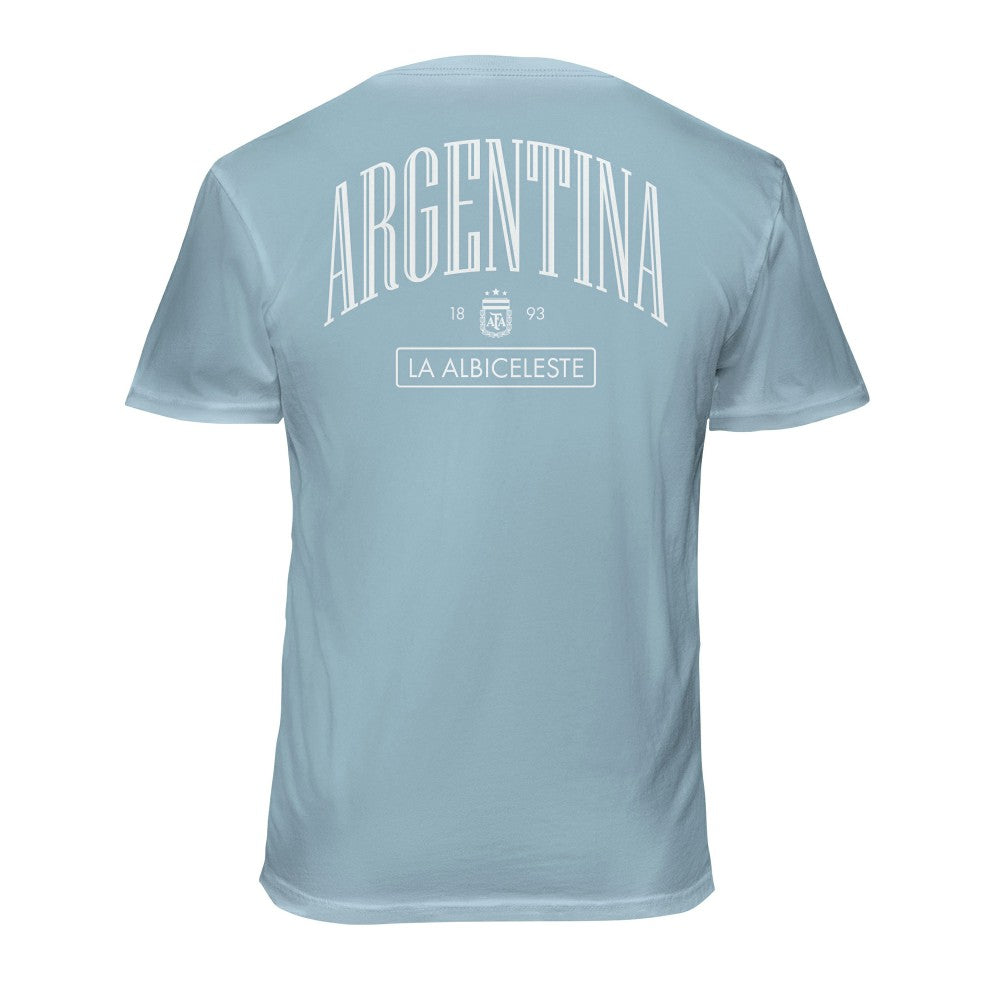 Argentina National Team 1863FC Back Wordmark Soft Wash T-Shirt / Soccer On sale