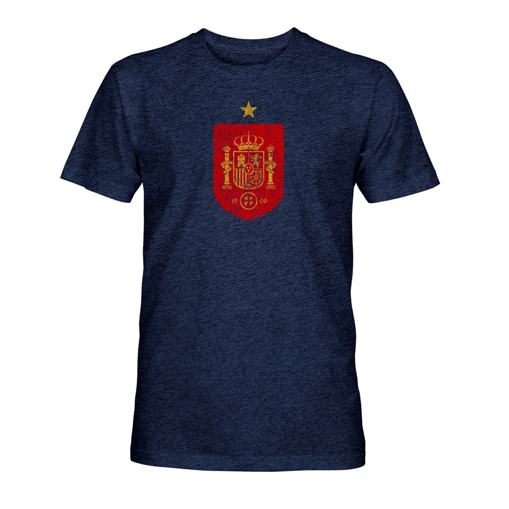 Spain National Team 1863FC Color Badge Tri-Blend T-Shirt / Soccer Online