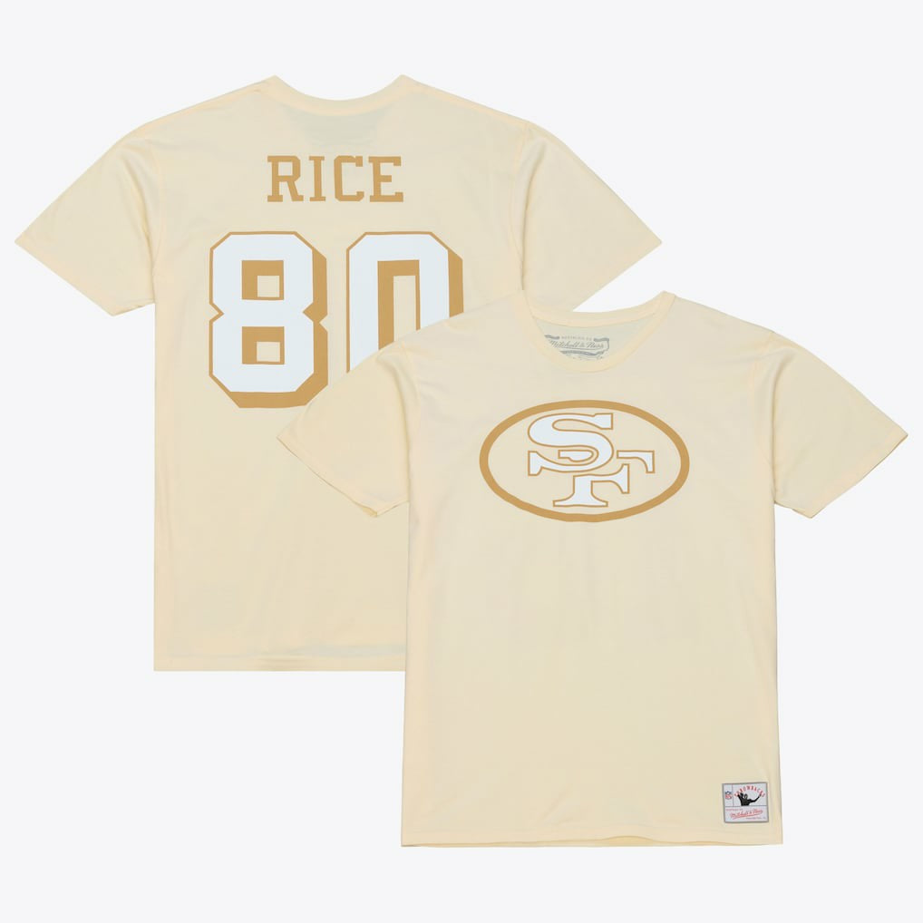 NFL San Francisco 49ers Jerry Rice  Sandman Name & Number T-Shirt