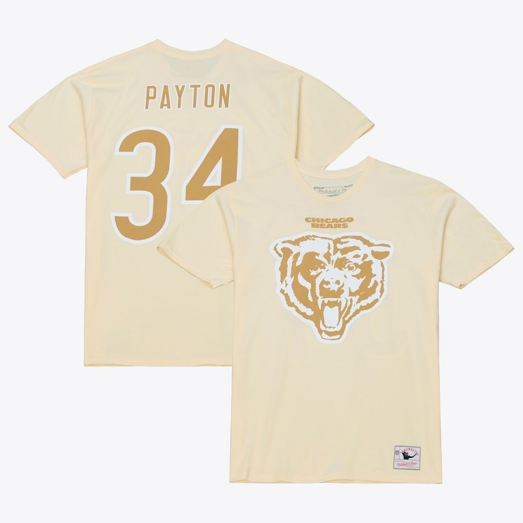 NFL Chicago Bears Walter Payton  Sandman Name & Number T-Shirt