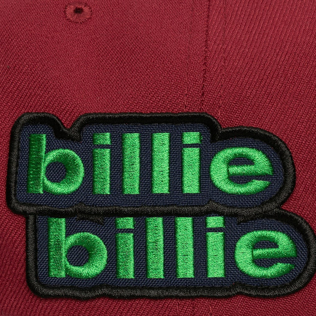 Cleveland Cavaliers x Billie Eilish Hardwood Classics Patch Snapback Hat sale - Wine/Gold | Mitchell & Ness cheap