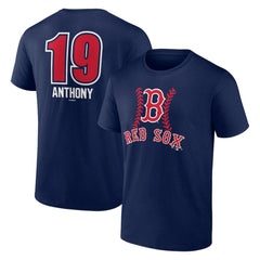 Roman Anthony Boston Red Sox Fastball Player Name & Number T-Shirt - Navy