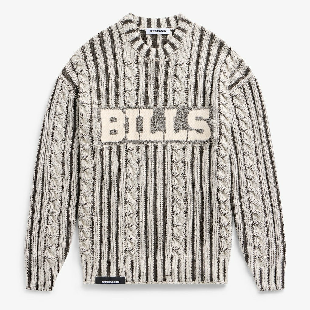 NFL Buffalo Bills Off Season x NFL Unisex Cable Knit Sweater
