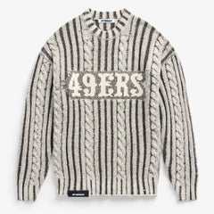 NFL San Francisco 49ers Off Season x NFL Unisex Cable Knit Sweater