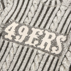 NFL San Francisco 49ers Off Season x NFL Unisex Cable Knit Sweater