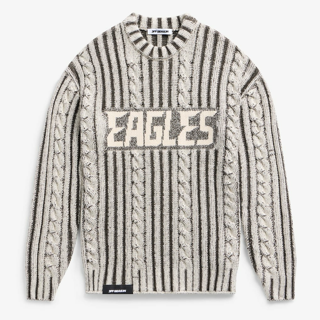 NFL Philadelphia Eagles Off Season x NFL Unisex Cable Knit Sweater