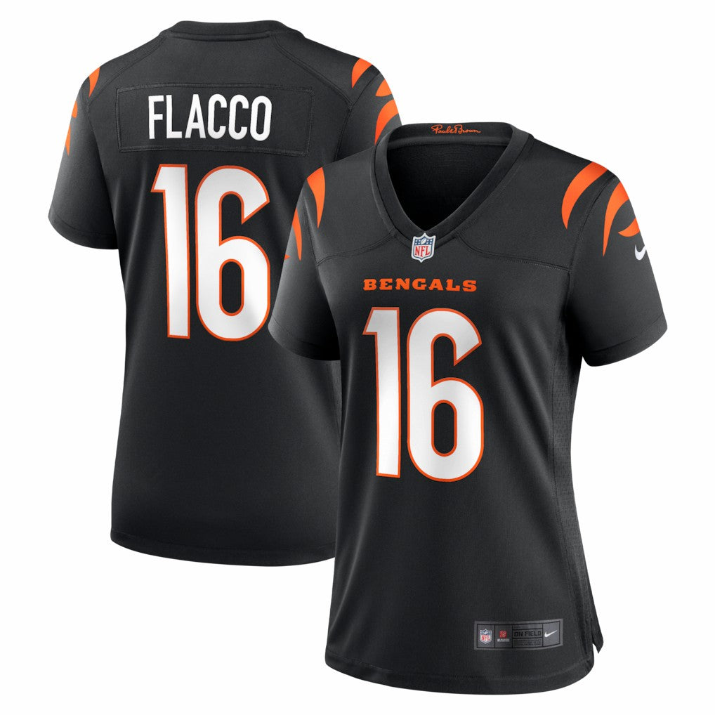 NFL Cincinnati Bengals Joe Flacco  Women's Team Game Jersey