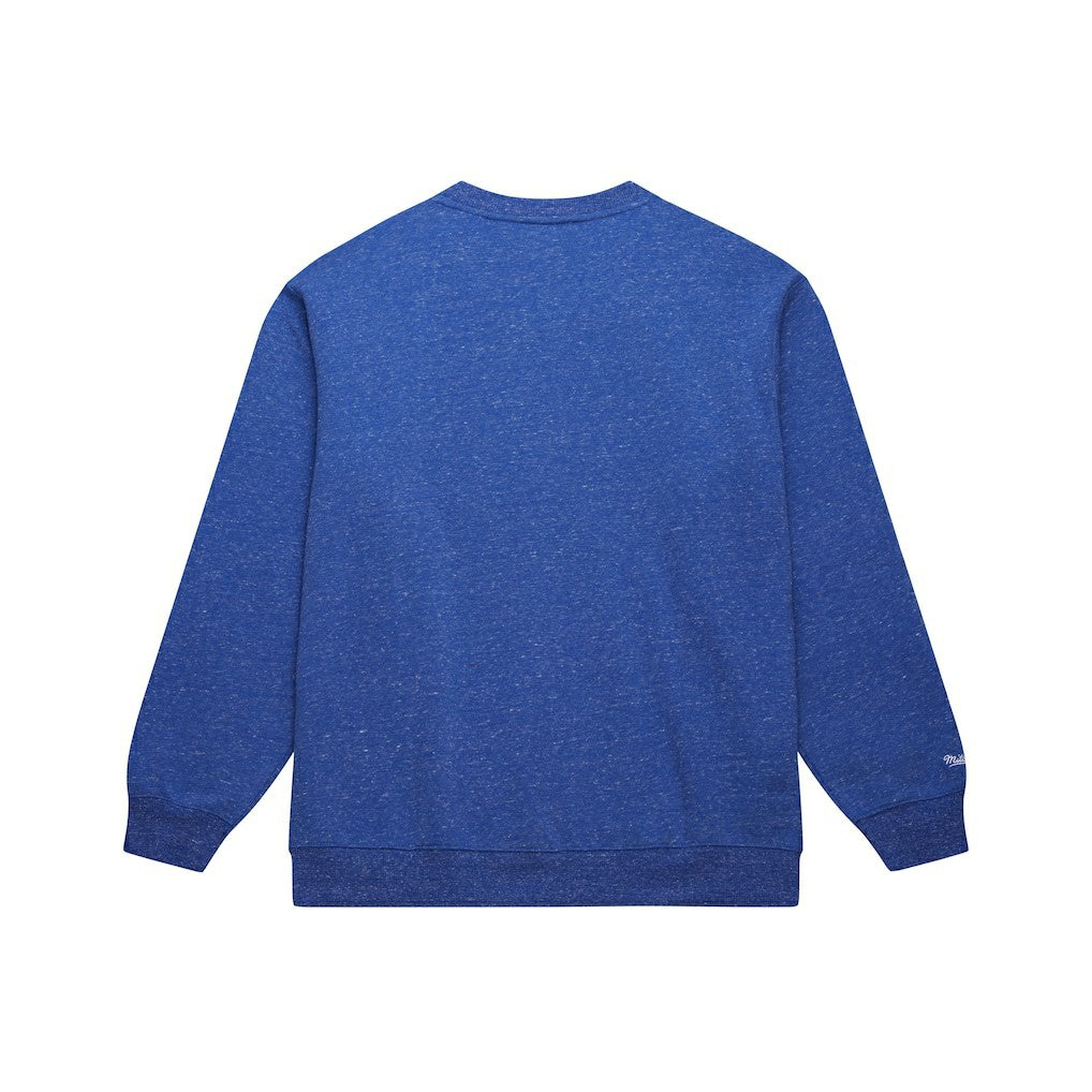 Philadelphia 76ers Throw It Back Fleece Sweatshirt - Royal | Mitchell & Ness online