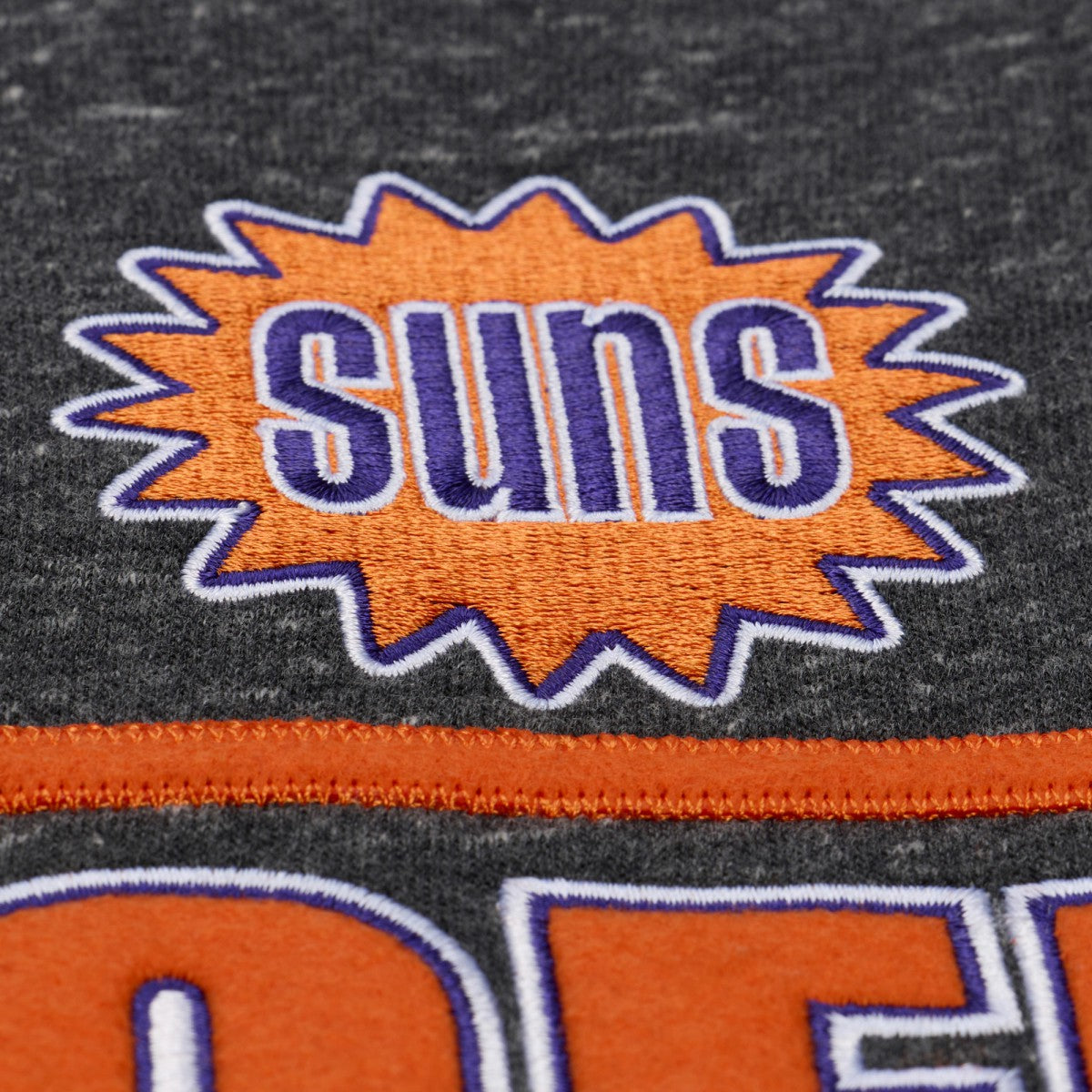 Phoenix Suns Throw It Back Fleece Sweatshirt - Black | Mitchell & Ness for sale