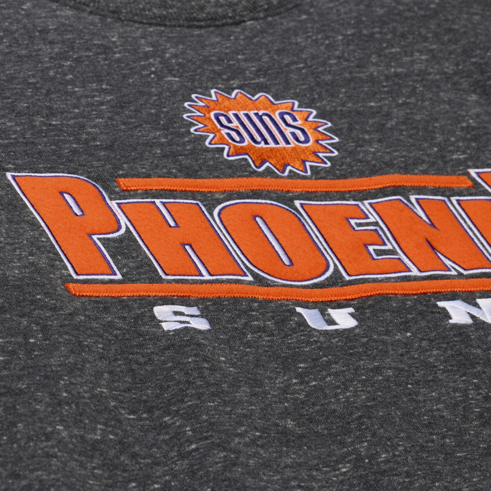 Phoenix Suns Throw It Back Fleece Sweatshirt - Black | Mitchell & Ness for sale
