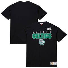 Boston Celtics Hardwood Classics Throw It Back Premium T-Shirt - Black | Mitchell & Ness cheap