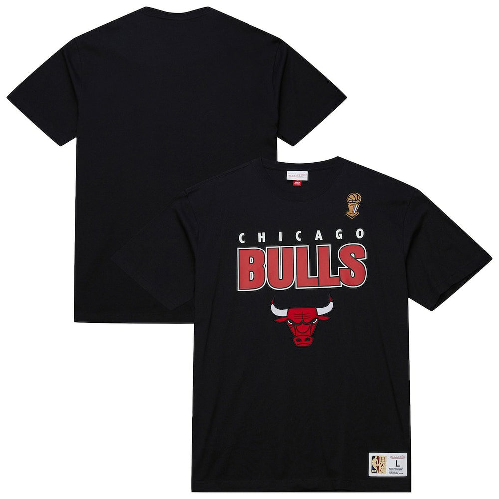 Chicago Bulls Hardwood Classics Throw It Back Premium T-Shirt sale - Black | Mitchell & Ness shop