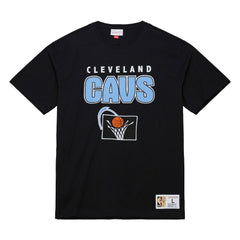 Cleveland Cavaliers Hardwood Classics Throw It Back Premium T-Shirt sale - Black | Mitchell & Ness cheap