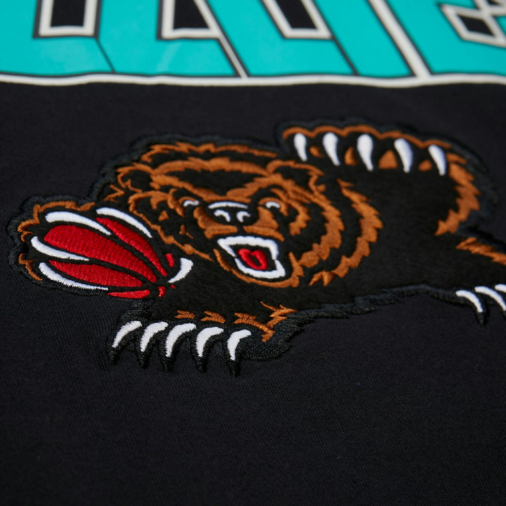 Memphis Grizzlies Hardwood Classics Throw It Back Premium T-Shirt - Black | Mitchell & Ness online