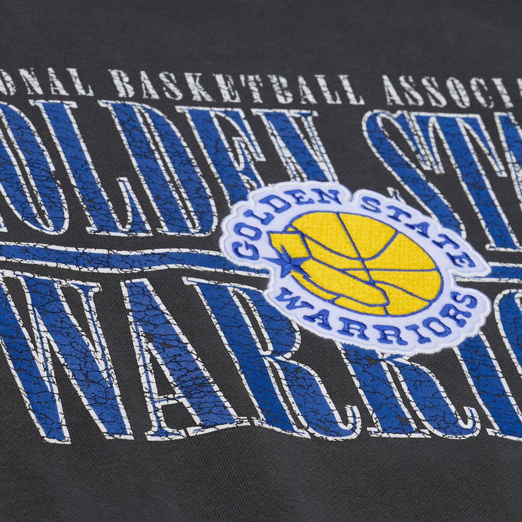 Golden State Warriors NBA Downtown Collection Fleece Sweatshirt sale - Black | Mitchell & Ness discount