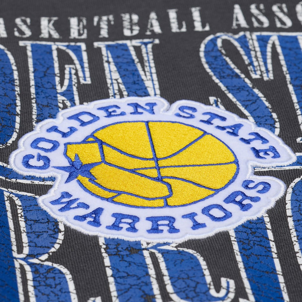 Golden State Warriors NBA Downtown Collection Fleece Sweatshirt sale - Black | Mitchell & Ness discount