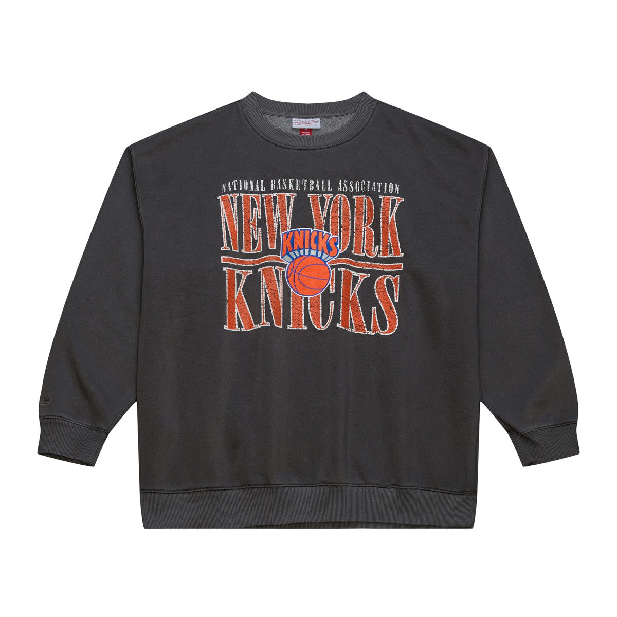 New York Knicks NBA Downtown Collection Fleece Sweatshirt - Black | Mitchell & Ness shop