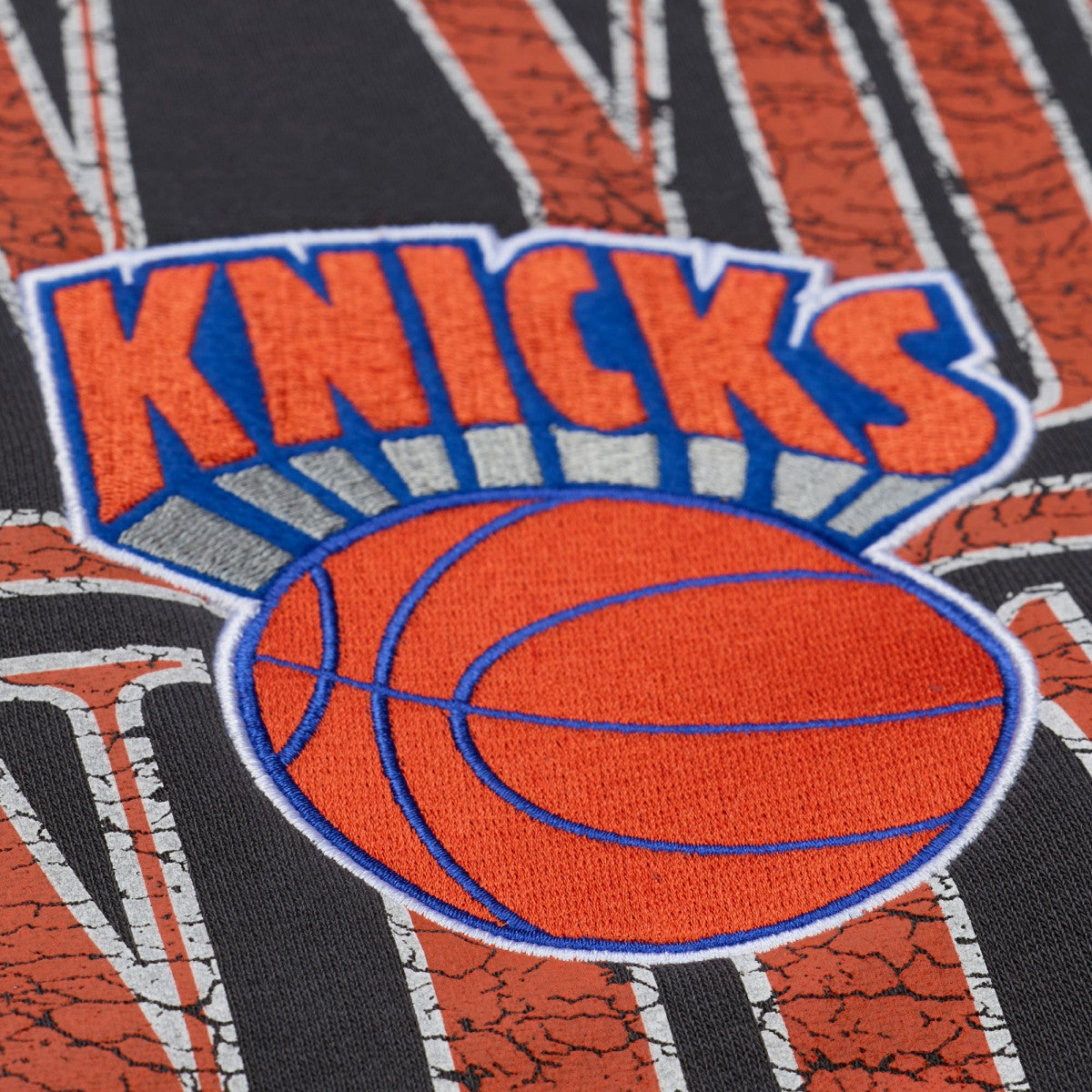 New York Knicks NBA Downtown Collection Fleece Sweatshirt - Black | Mitchell & Ness shop