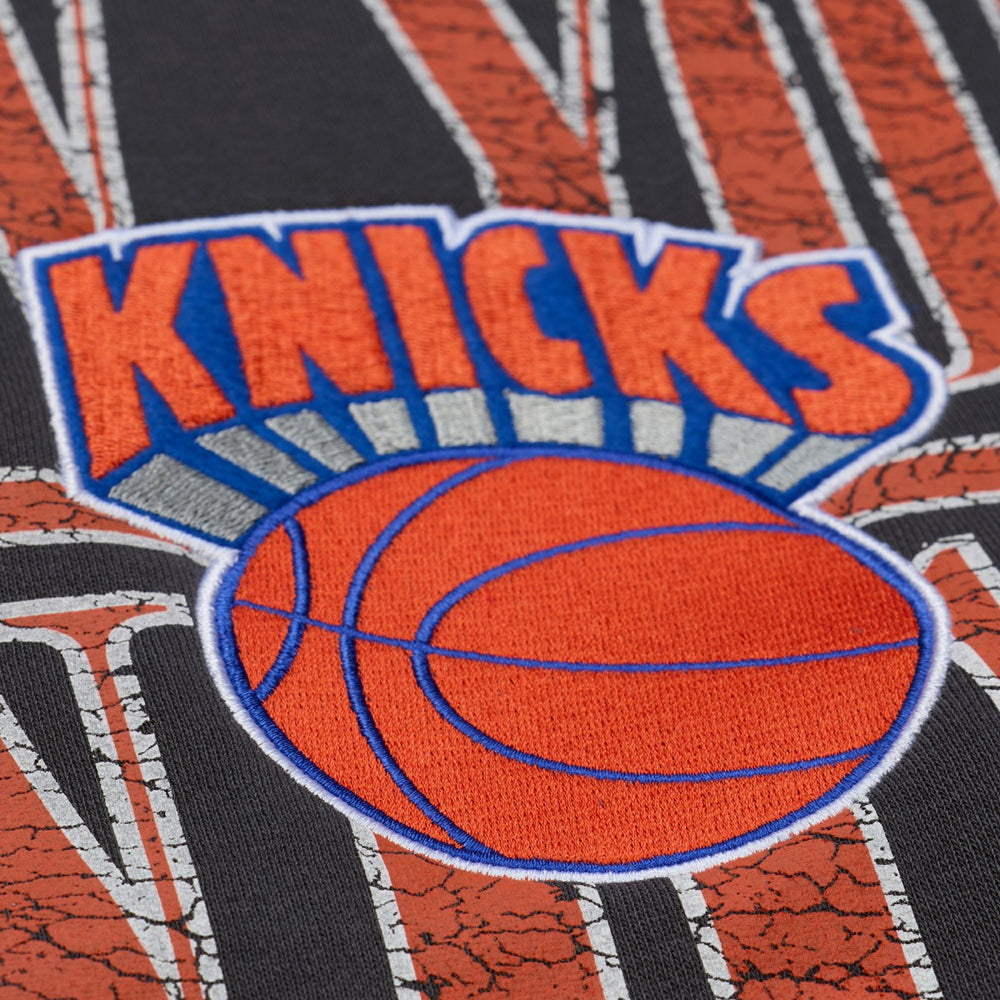 New York Knicks NBA Downtown Collection Fleece Sweatshirt - Black | Mitchell & Ness shop