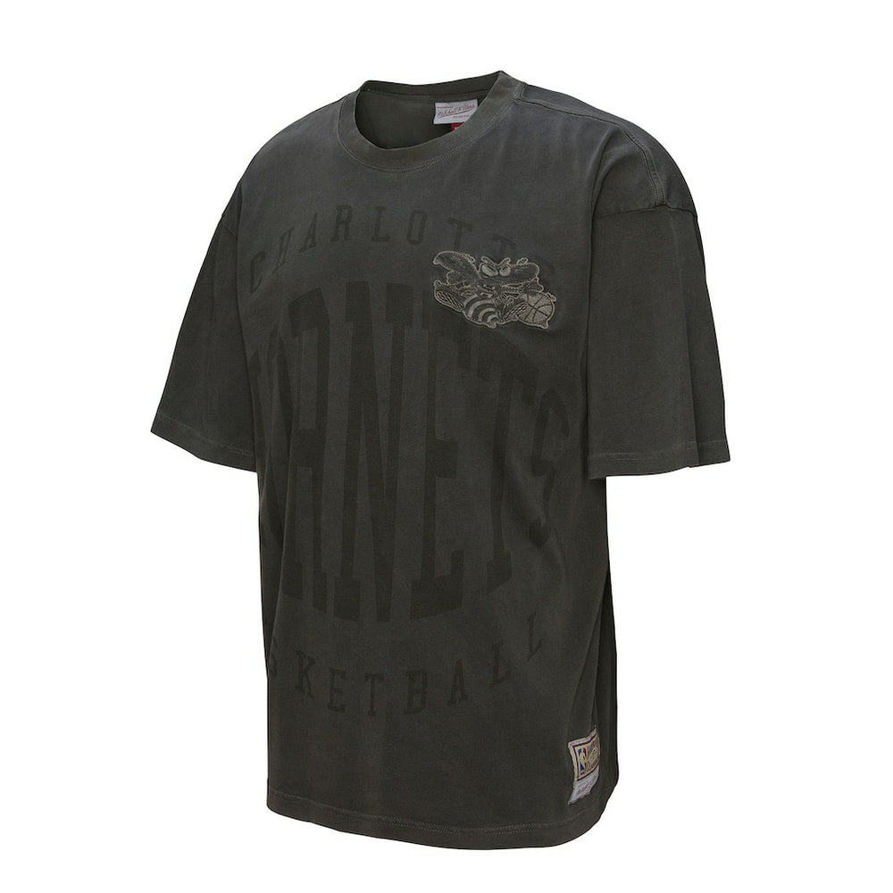 Charlotte Hornets Downtown Collection Premium T-Shirt - Black | Mitchell & Ness sale