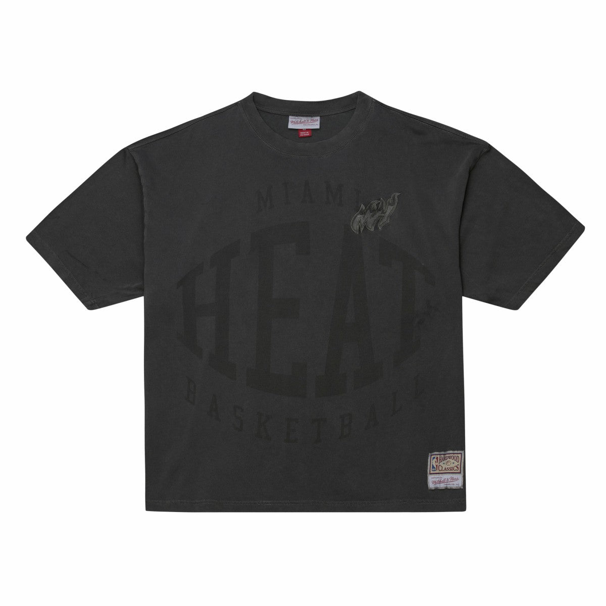 Miami Heat Downtown Collection Premium T-Shirt - Black | Mitchell & Ness on sale