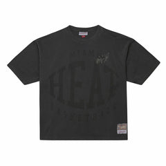 Miami Heat Downtown Collection Premium T-Shirt - Black | Mitchell & Ness on sale