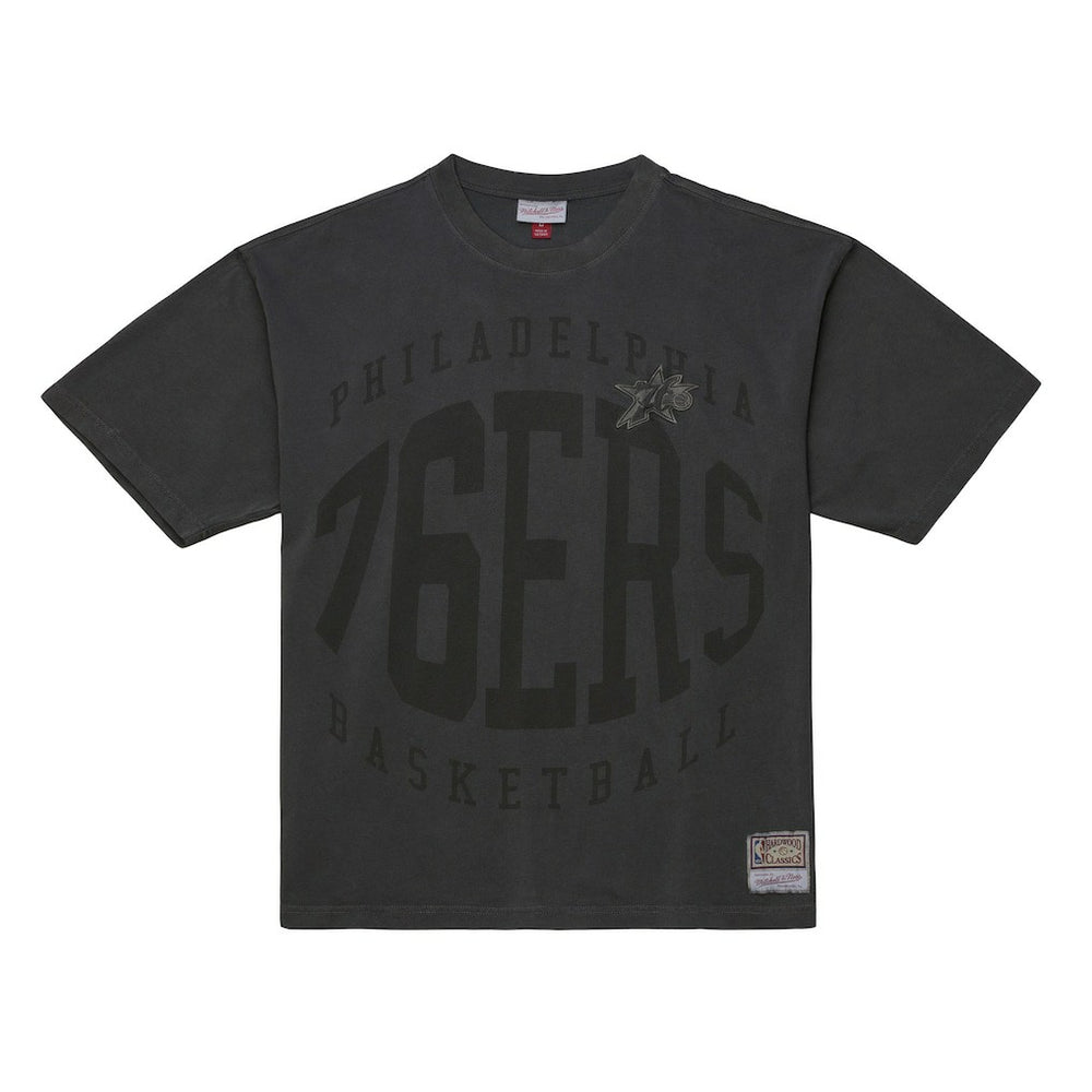Philadelphia 76ers Downtown Collection Premium T-Shirt - Black | Mitchell & Ness sale