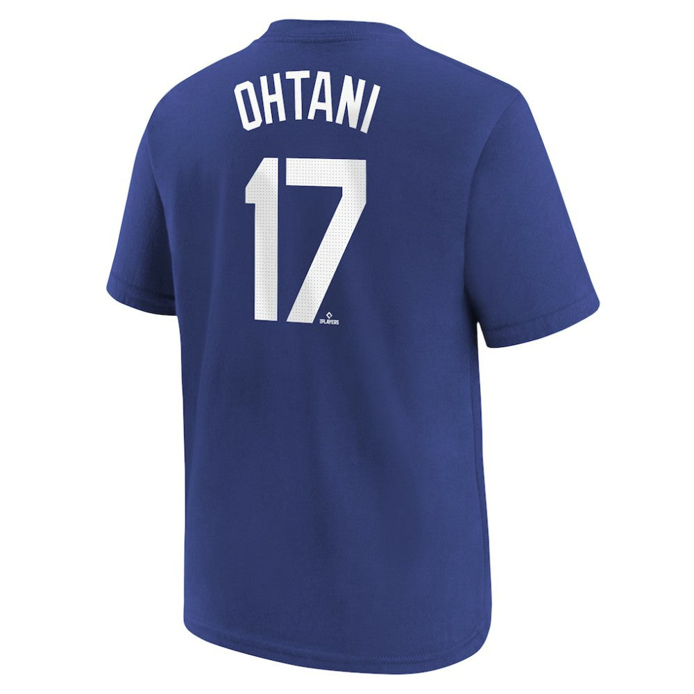 Shohei Ohtani Los Angeles Dodgers Youth 2025 World Series Champions Name & Number T-Shirt - Royal | Nike