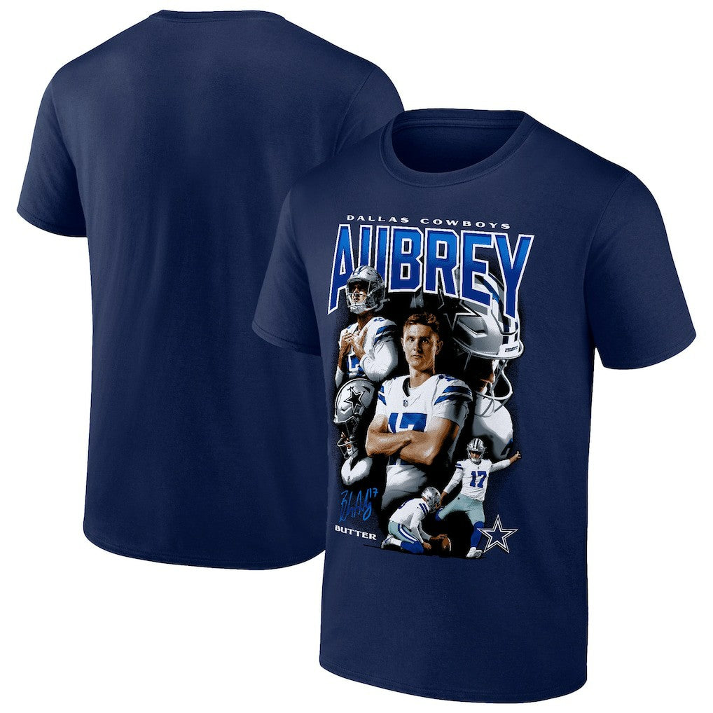 NFL Dallas Cowboys Brandon Aubrey  Collage T-Shirt