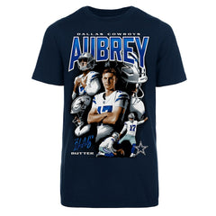 NFL Dallas Cowboys Brandon Aubrey  Youth Collage T-Shirt