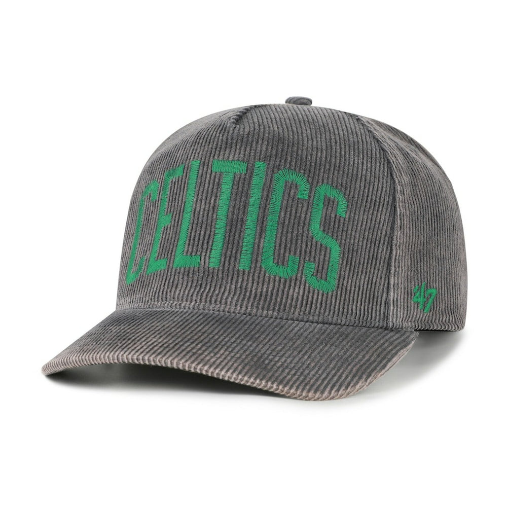Boston Celtics '47 Reclaim Snow Wash Corduroy Adjustable Hitch Hat - Charcoal | 47 brand outlet