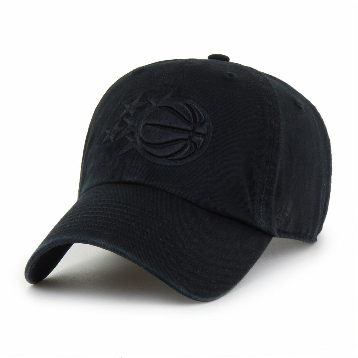 Orlando Magic '47 Black on Black Clean Up Adjustable Hat | 47 brand for sale