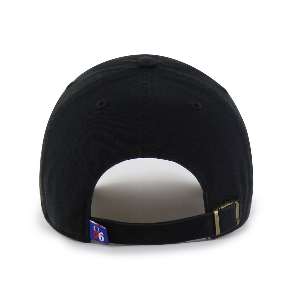 Philadelphia 76ers '47 Black on Black Clean Up Adjustable Hat | 47 brand cheap