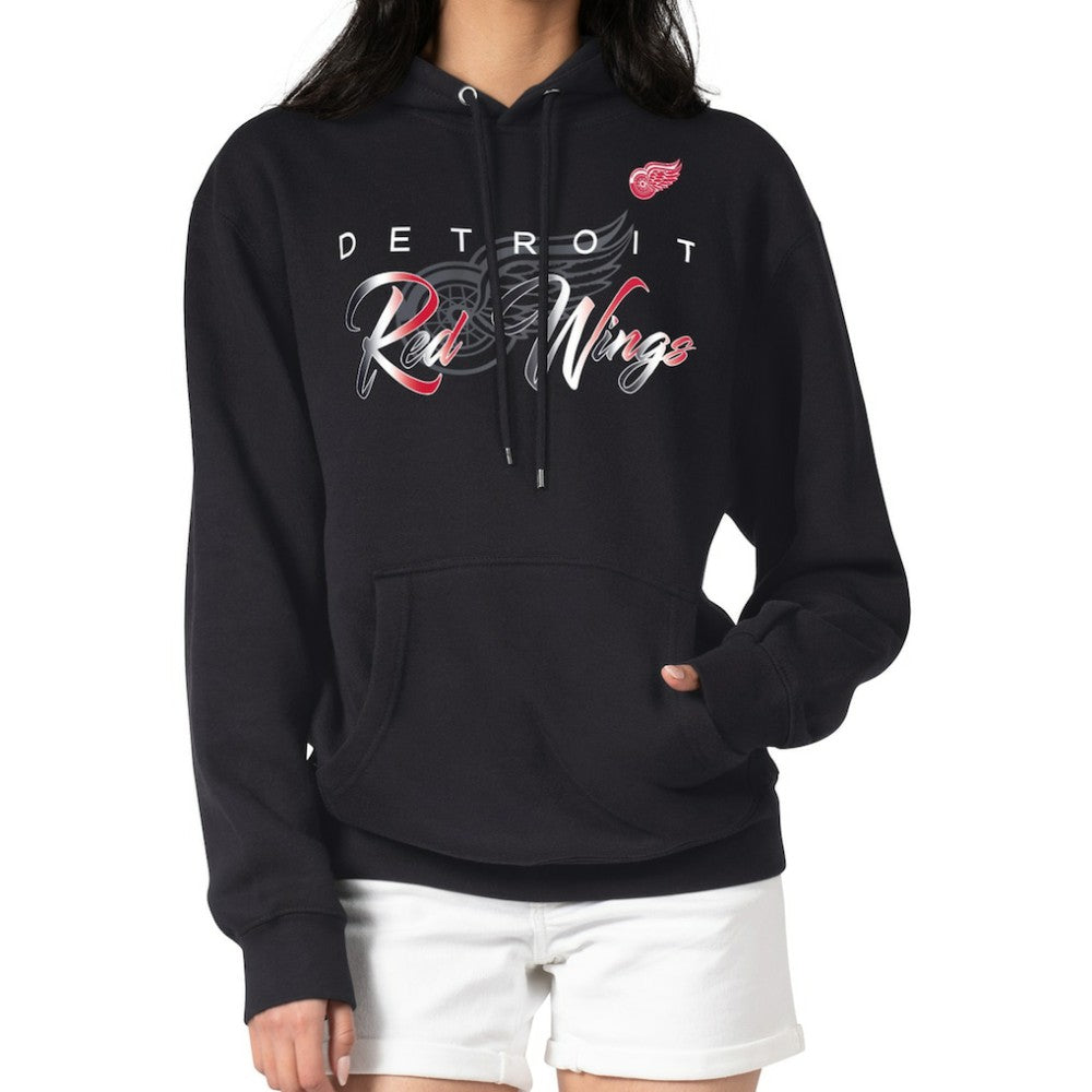 Detroit Red Wings G-III 4Her by Carl Banks Shadow Logo Fleece Pullover Hoodie