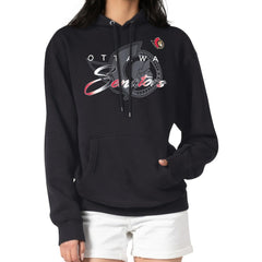 Ottawa Senators G-III 4Her by Carl Banks Shadow Logo Fleece Pullover Hoodie